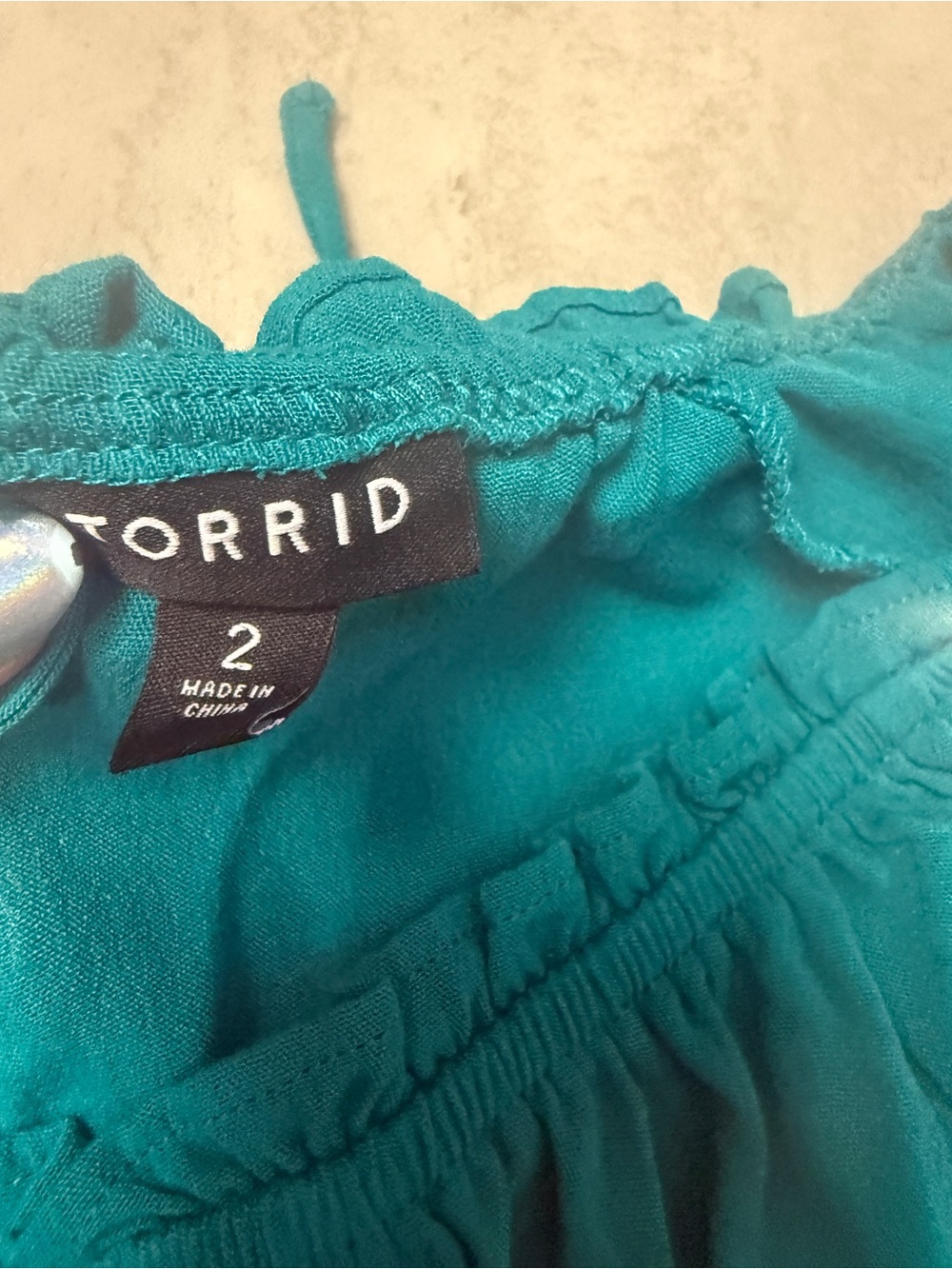 Torrid shirt babydoll gauze top - Picture 8 of 11